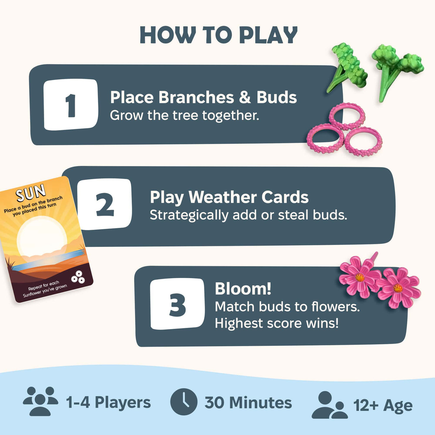 Bloomchasers: Delightful 3D Tree Game of Flowers and Wits