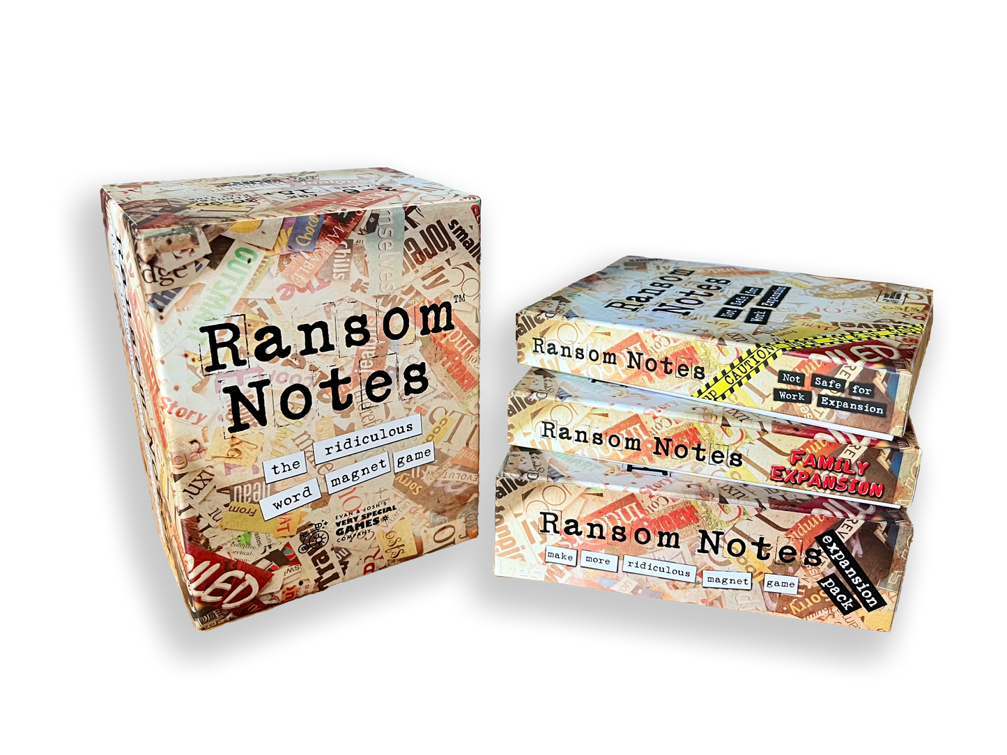 Ransom Notes Base Game + All 3 Expansions