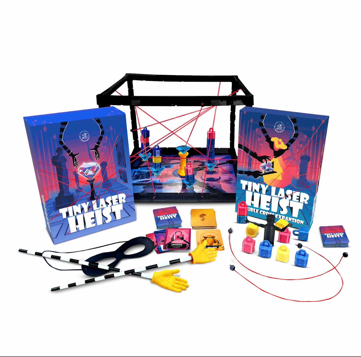 PRE-ORDER: Tiny Laser Heist + Double Cross Expansion Pack