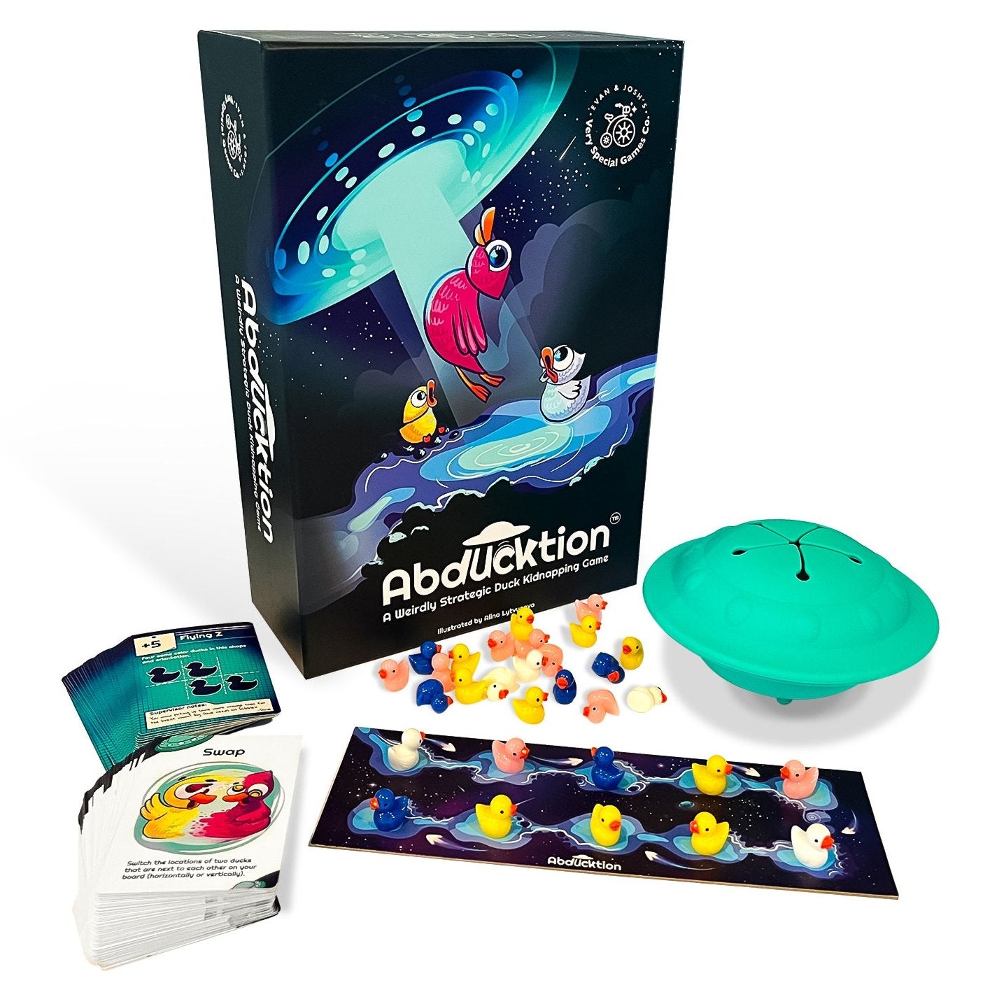 Abducktion Base Game and Expansion