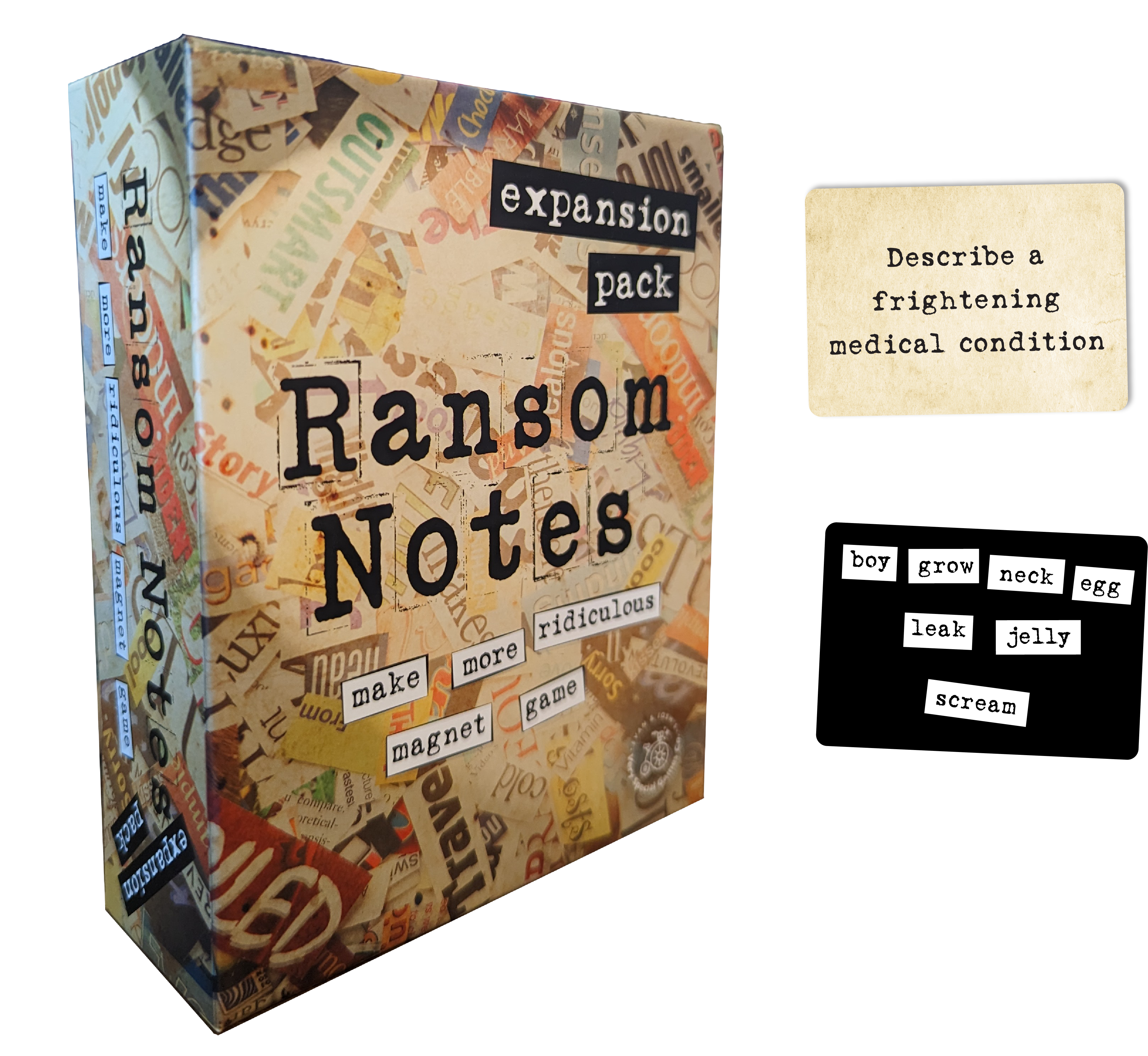 Ransom Notes Game | Official Site | The Hilarious Word Magnet Party ...
