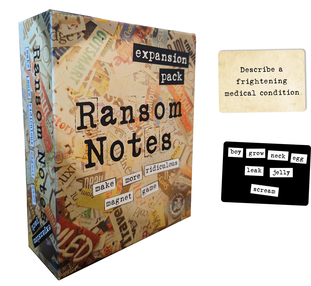 Simple Ransom Note Ransom Notes: Expansion Pack One (Expands to 10 Players!) – Very ...