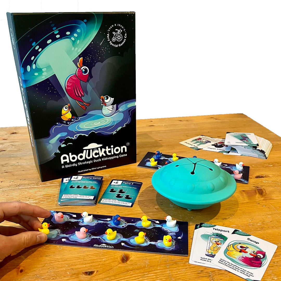 Abducktion: A Weirdly Strategic Game of Duck Kidnapping